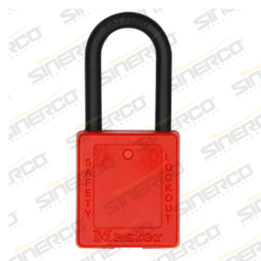 Imagen de CANDADO DE SEGURIDAD DIELECTRICO MASTER LOCK ROJO