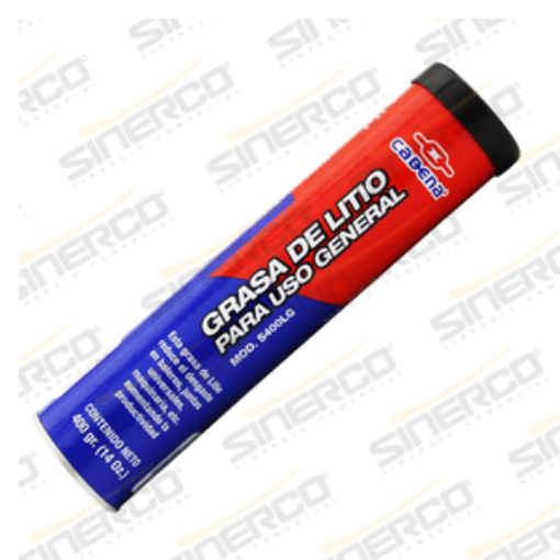 Imagen de CARTUCHO DE GRASA DE LITIO 400 GR