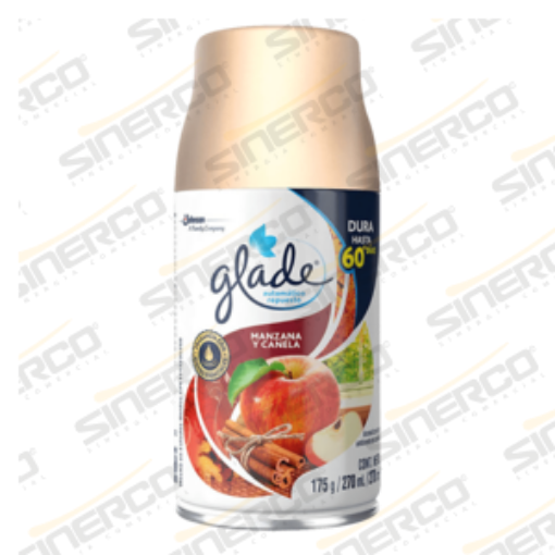 Imagen de GLADE AEROSOL REPUESTO 175G  MANZANA-CANELA