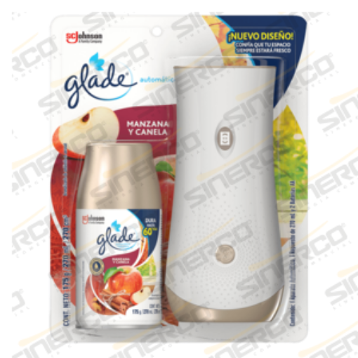 Imagen de GLADE APARATO AUT. 175G BLISTER MANZANA CANELA