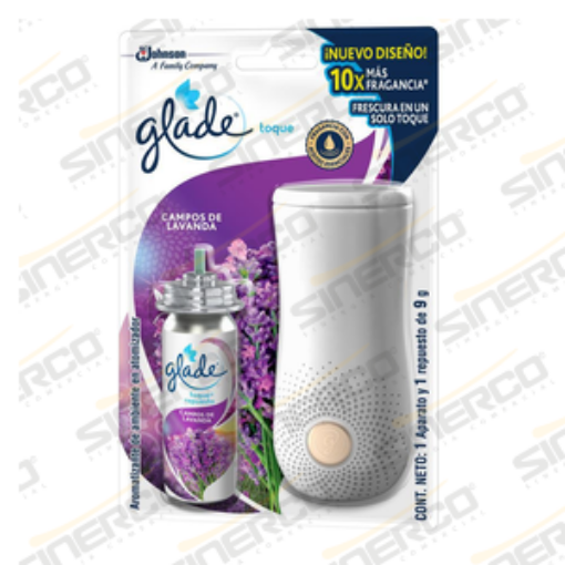 Imagen de GLADE TOQUE APARATO + REPUESTO 9G CAMPOS LAVANDA