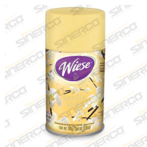 Imagen de WIESE   AEROSOL DISPARO CONTROLADO WIESE 180G/ 223ML CODIGO DE BARRAS 7501821505161 AROMA VAINILLA      