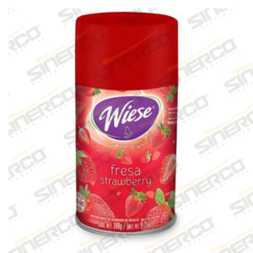 Imagen de WIESE   AEROSOL DISPARO CONTROLADO WIESE 180G/ 223ML CODIGO DE BARRAS 7501821505314 AROMA FRESA      
