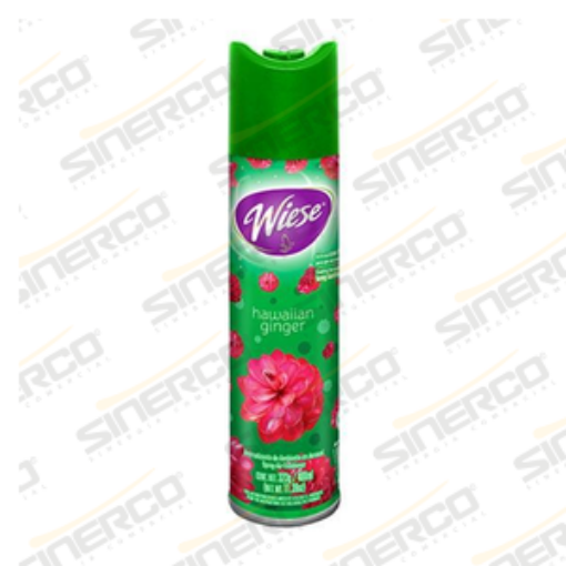 Imagen de WIESE   AROMATIZANTE EN AEROSOL  WIESE 323G / 400ML CODIGO DE BARRAS 7501821510028 AROMA HAWAIAN GINGER      