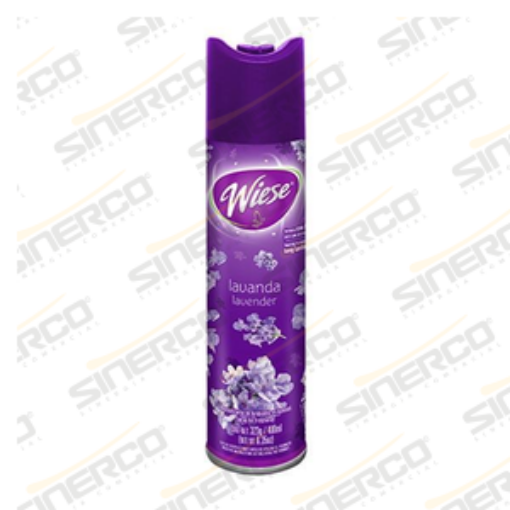 Imagen de WIESE   AROMATIZANTE EN AEROSOL  WIESE 323G / 400ML CODIGO DE BARRAS 7501821510943 AROMA LAVANDA      