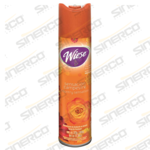 Imagen de WIESE   AROMATIZANTE EN AEROSOL  WIESE 323G / 400ML CODIGO DE BARRAS 7501821511100 AROMA SENSACIÓN CAMPESTRE      