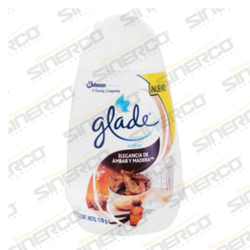 Imagen de GLADE CONO EN GEL 170G ELEG AMBR Y MADERA