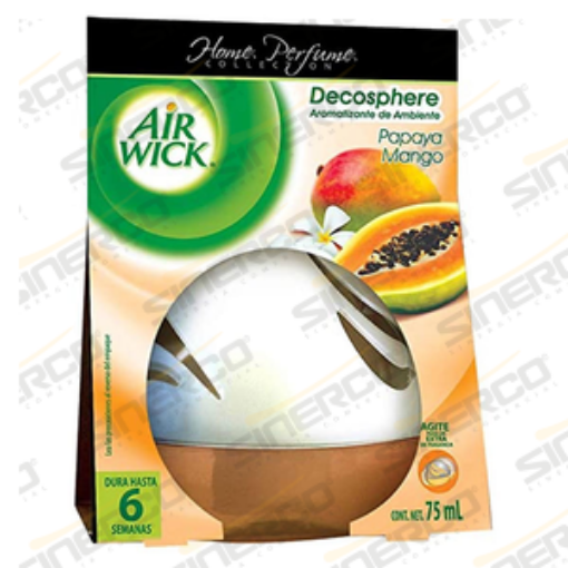 Imagen de AIW WICK DECOSPHERE 75ML PAPAYA Y MANGO