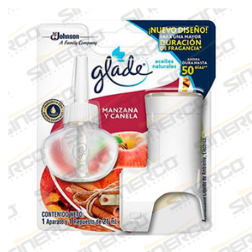 Imagen de GLADE PLUG INS ACEITES NATURALES 21ML MANZA CANELA