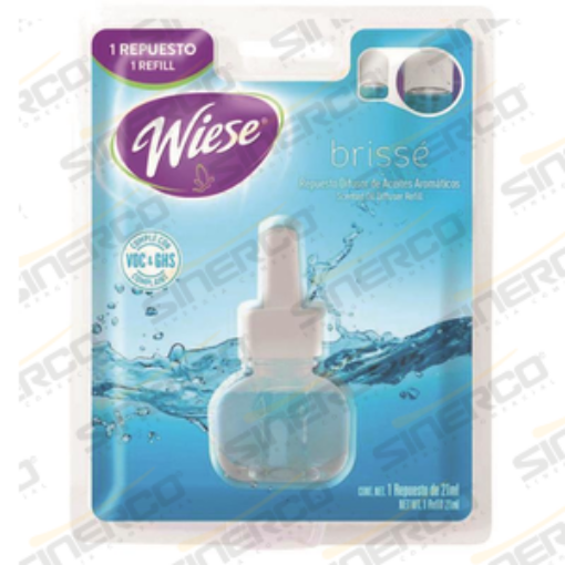 Imagen de WIESE  NDIER07 REPUESTOS DIFUSOR ELÉCTRICO WIESE 21ML CODIGO DE BARRAS 7501821505505 AROMA BRISSÉ REPUESTOS 1    