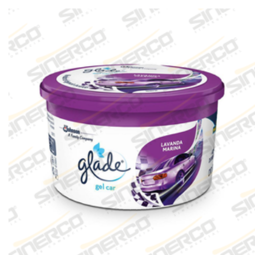 Imagen de GLADE MINI GEL CAR 70G LAVANDA MARINA