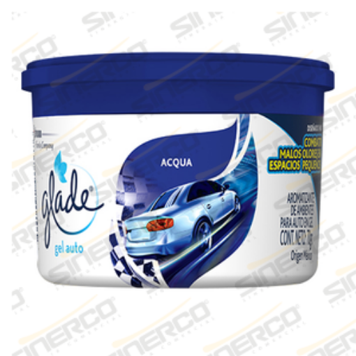 Imagen de GLADE MINI GEL CAR 70G ACQUA