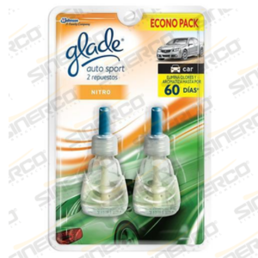 Imagen de GLADE AUTO SPORT REFILL 14ML NITRO