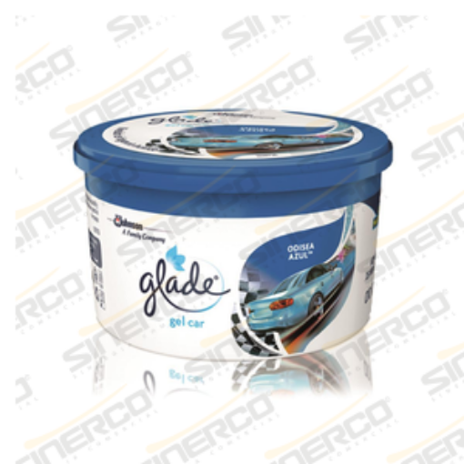 Imagen de GLADE MINI GEL CAR 70GODISEA AZUL