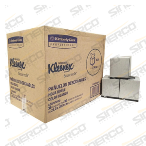 Imagen de PAÑUELOS FACIALES KLEENEX® SELECTION CUBO 90 HJS X 30
