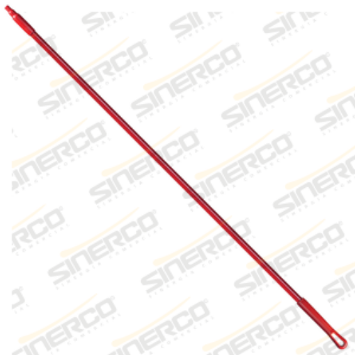 Imagen de CASTOR 1904-FR BASTON F.DE VIDRIO 1"X1.20M ROJO PUNTA PLASTICA DE POLIPROPILENO