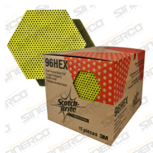 Imagen de 96HEX FIBRA SCOTCH-BRITE USO DUAL 