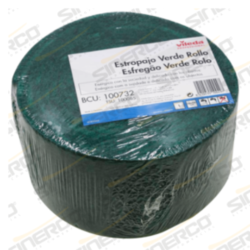 Imagen de VILEDA PRO FIBRAS FIBRA EXTRA ROLLO DE 6 MTS VERDE