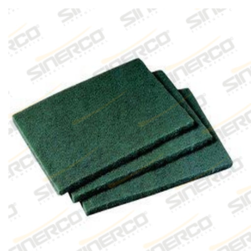 Imagen de 3M SCOTCH BRITE P96 FIBRA VERDE 229 X 152 MM 12 / 144 PZ - ABRASIVIDAD MEDIA / LIMP. MULTIUSOS