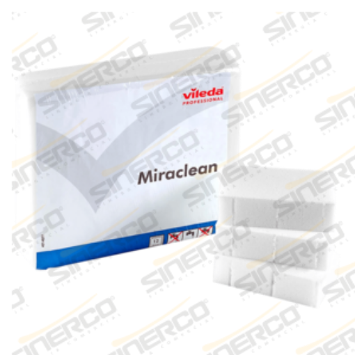 Imagen de VILEDA PRO FIBRAS MIRACLEAN ESPONJA MAGICA 12 PZA