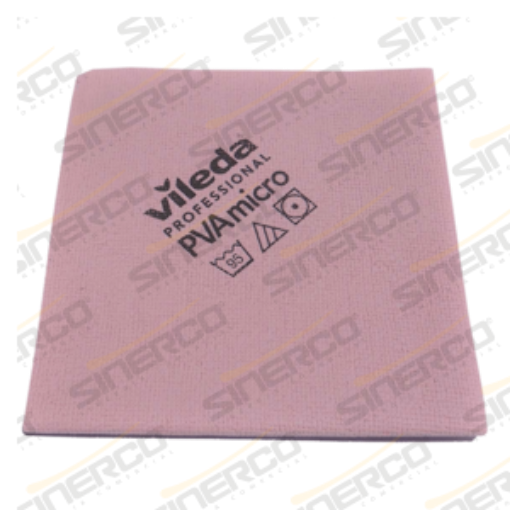 Imagen de VILEDA PRO PAÑOS PVA MICRO MICROFIBRA 5 PZA ROJO