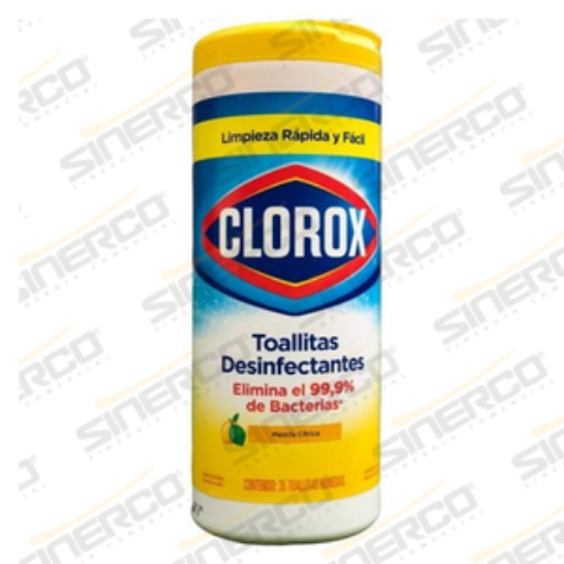 Imagen de TOALLA DESINFECTANTE C/35 PZS AROMA CITRICO CLOROX
