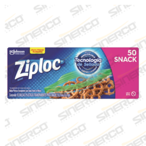 Imagen de ZIPLOC SNACK 50 BOLSAS