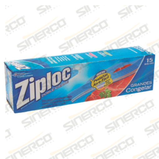 Imagen de ZIPLOC CONGELAR GRANDE 15 BOLSAS