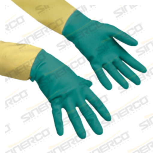 Imagen de VILEDA PRO GUANTES SUPERFUERTE TRICAPA MED 7.5-8