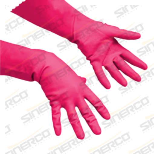 Imagen de VILEDA PRO GUANTES ULTRAPROTECTORES ROJO CH 6.5-7