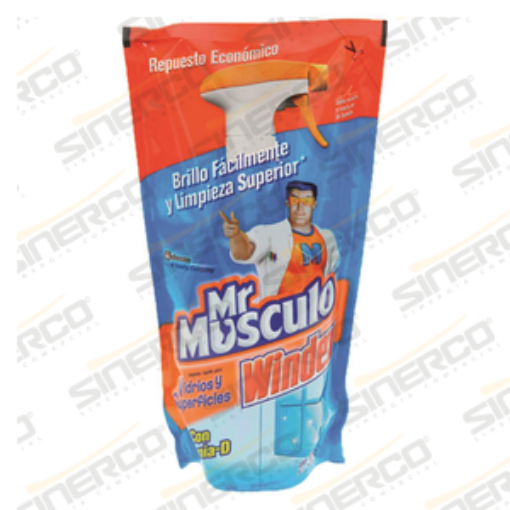 Imagen de MR MUSCULO WINDEX VIDRIOS  DOY PACK 500ML
