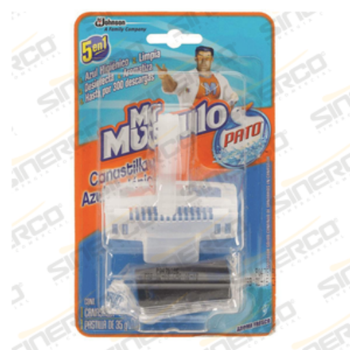 Imagen de MR MUSCULO PATO CANASTILLA AZUL FRESCO 35G APARATO