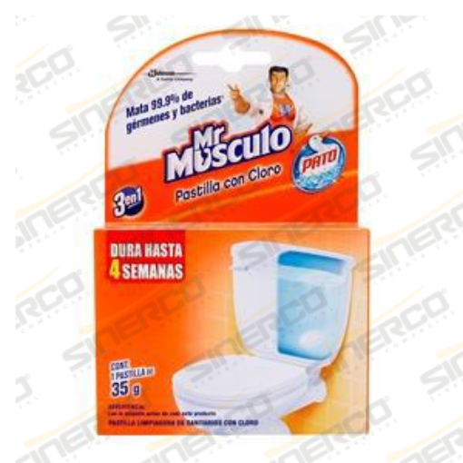 Imagen de MR MUSCULO PATO PASTILLA 35G CLORO