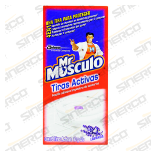Imagen de MR MUSCULO TIRAS ACTIVAS LAVANDA 12 PZ