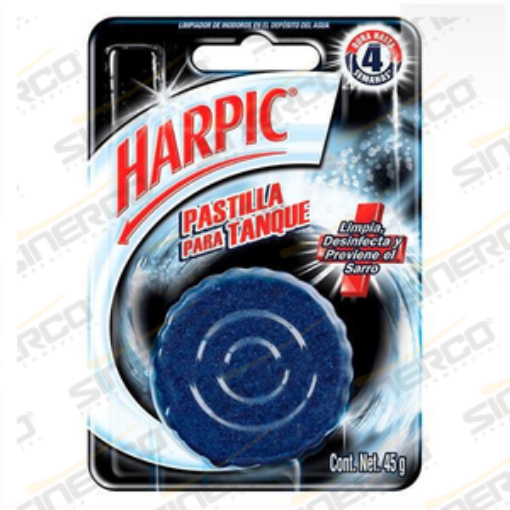 Imagen de PASTILLA PARA TANQUE HARPIC 45 G.