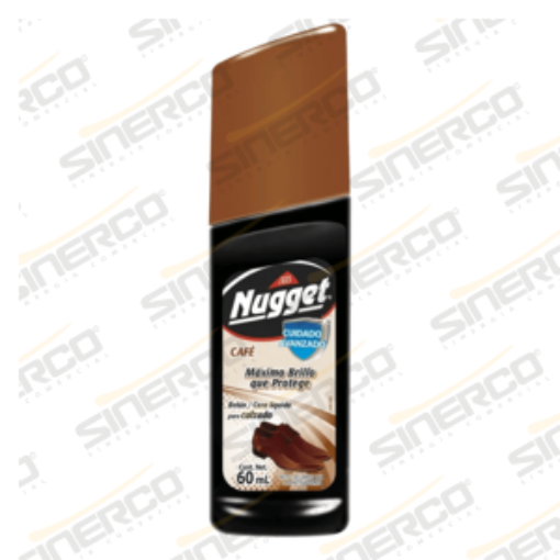 Imagen de NUGGET CERA LIQUIDA CAFÉ C/TEFLÓN 60 ML