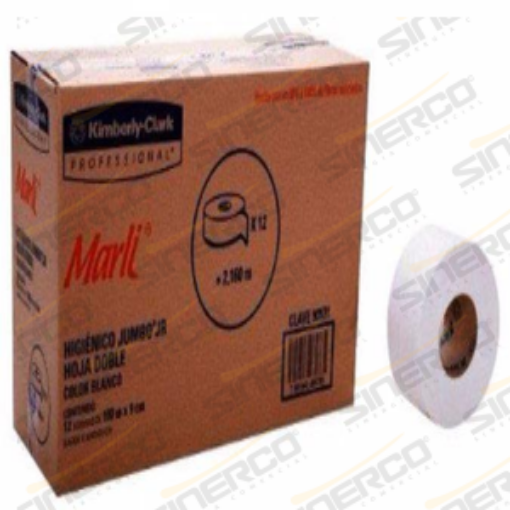 Imagen de HIGIÉNICO JUMBO MARLI® JR 180 MTS X 9.0 CM X 12