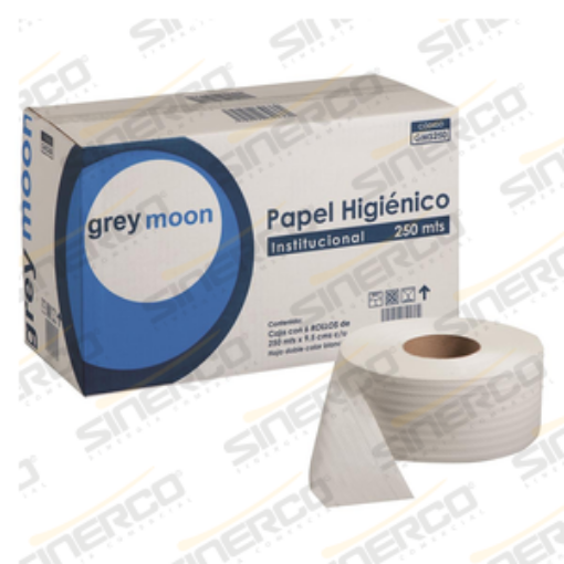 Imagen de HIGIENICO JUMBO GEEY MOON 250M C/6 ROLLOS