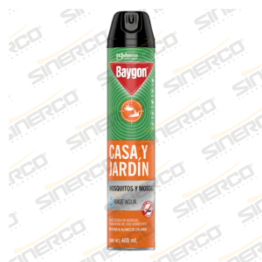Imagen de INSECTICIDA BAYGON CASA Y JARDIN 400ML