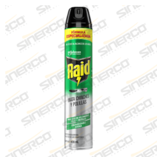 Imagen de RAID ESP CHINCHE&POLILLA 400 ML /12 MX