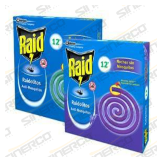 Imagen de INSECTICIDA RAID RAIDOLITOS 6 REPUESTOS ORIGINAL
