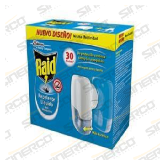 Imagen de REPELENTE LIQUIDO ELECTRICO RAID APARAT+REP 21.9ML