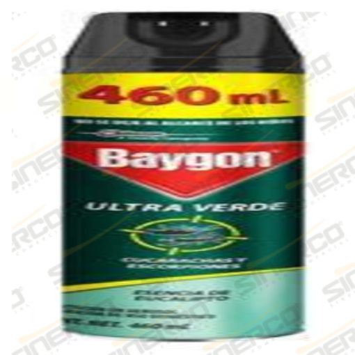 Imagen de INSECTICIDA BAYGON ULTRA VERDE EUCALIPTO AER 460ML
