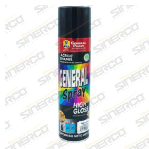 Imagen de PINTURA EN AEROSOL A2302 NEGRO BRILLANTE           