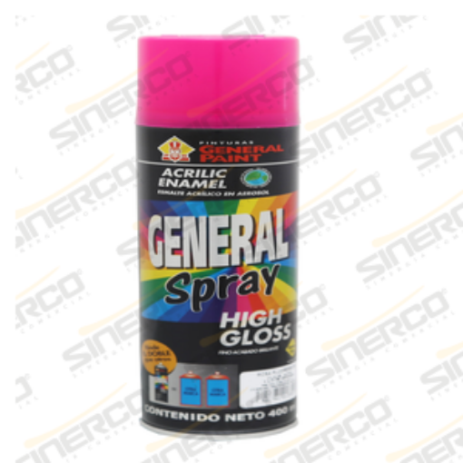 Imagen de PINTURA EN AEROSOL A2704 ROSA FLUORESCENTE         