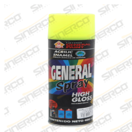 Imagen de PINTURA EN AEROSOL A2703 AMARILLO FLUORESCENTE     