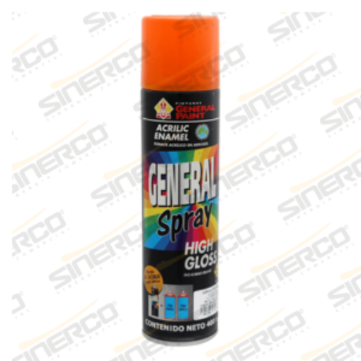 Imagen de PINTURA EN AEROSOL A2702 NARANJA FLUORESCENTE      