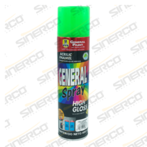 Imagen de PINTURA EN AEROSOL A2701 VERDE FLUORESCENTE        
