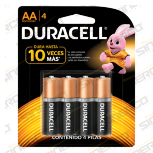 Imagen de PILA ALCALINA DURACELL "AA" C/4