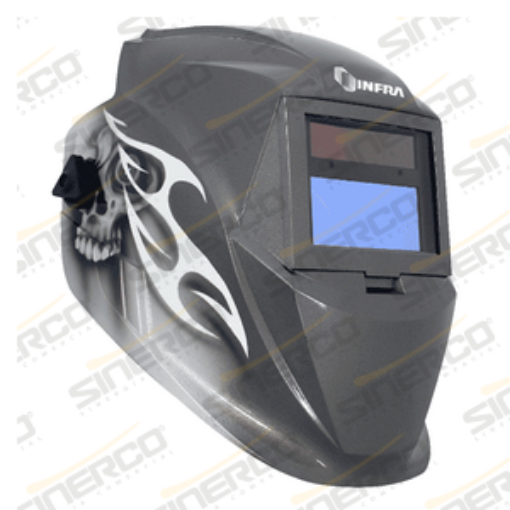 Imagen de CARETA ELECTRONICA ECLIPSE BONS NEGRA C/FLAMA